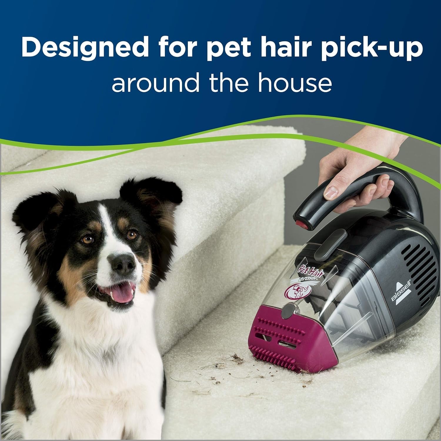 Bissell Pet Hair Eraser Handheld Vacuum, Corded, 33A1,Black Handheld Vacuums Home & Kitchen Vacuums Vacuums & Floor Care