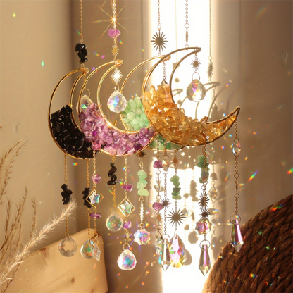 Moon Crystal Suncatcher