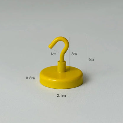 Smooth Solid Color Metal Magnetic Hooks
