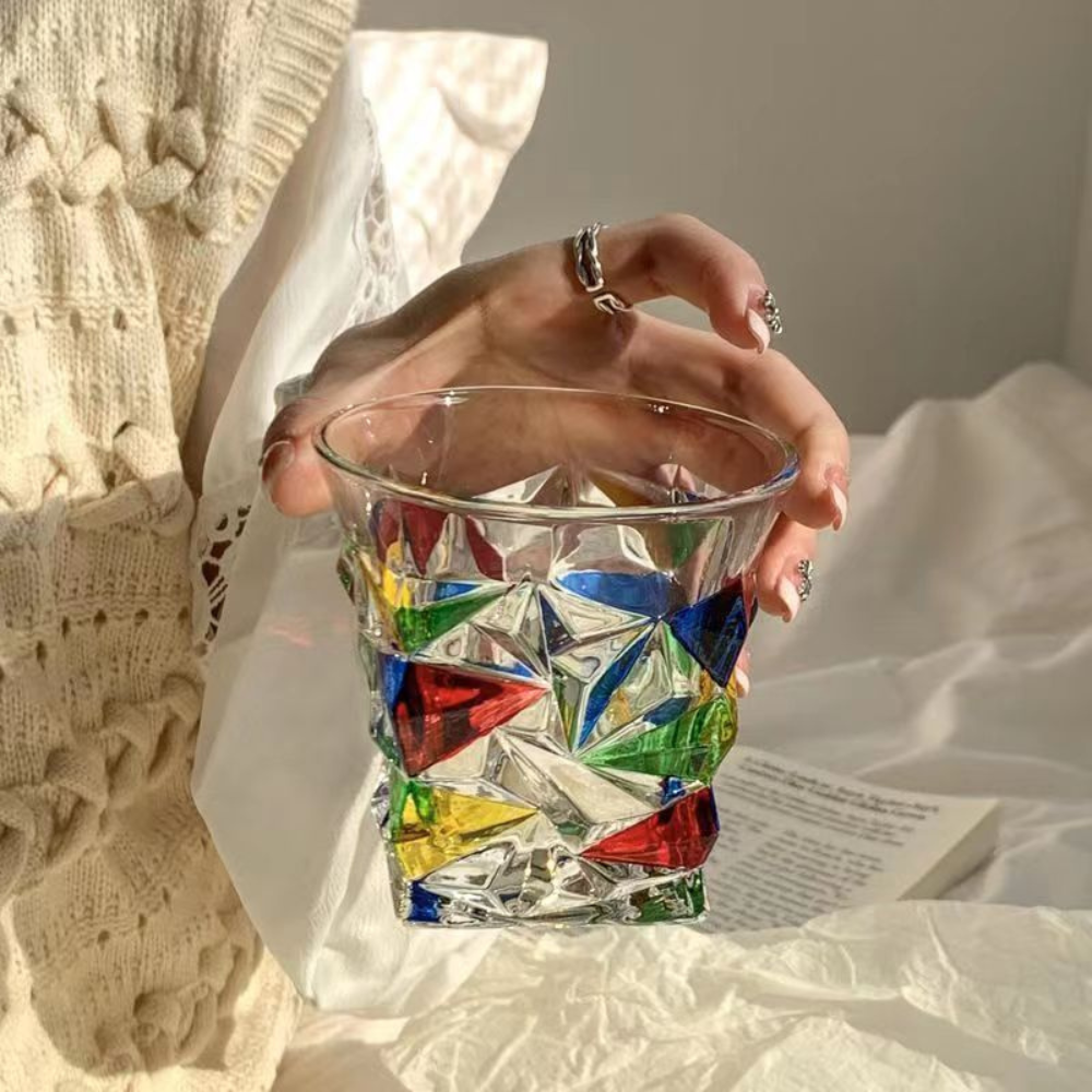 Bunte Kristallgläser