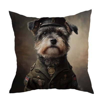 Military Animals Cushion Cover