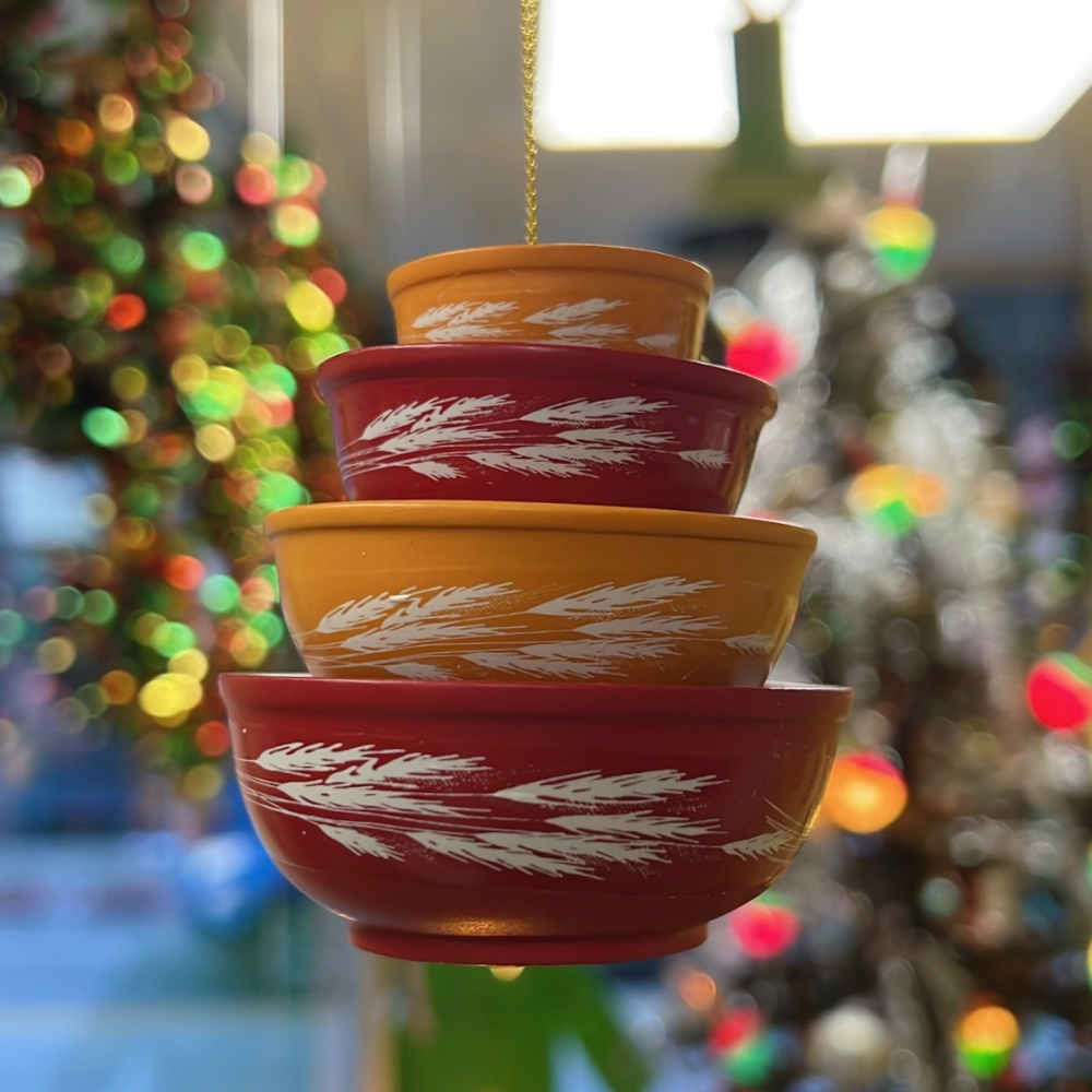 Miniature Bowl Stack Ornament