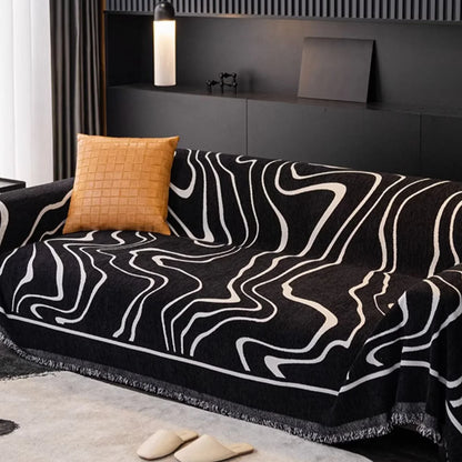 Monochrome Chic Sofa / Couch Cover