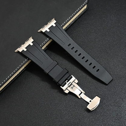 Titanium Silicone Apple Watch Band