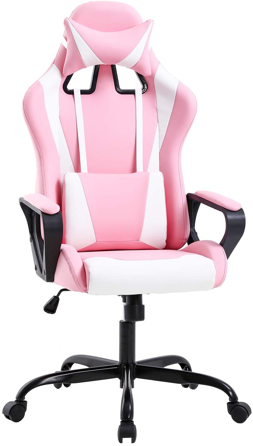 Bestoffice Office Chair Gaming Chair Desk Chair Ergonomic Racing Style Executive Chair with Lumbar Support Adjustable Stool Swivel Rolling Computer Chair for Women,Man Furniture Game & Recreation Room Furniture Gaming Chairs Home & Kitchen Video Game Chairs