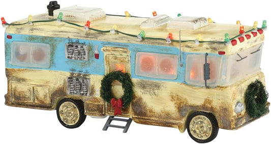 Department 56 Snow Village National Lampoon'S Christmas Vacation Cousin Eddie'S RV Lit Figurine, 7.87 Inch, Multicolor Collectible Figurines Home & Kitchen Home Décor Accents Home Décor Products