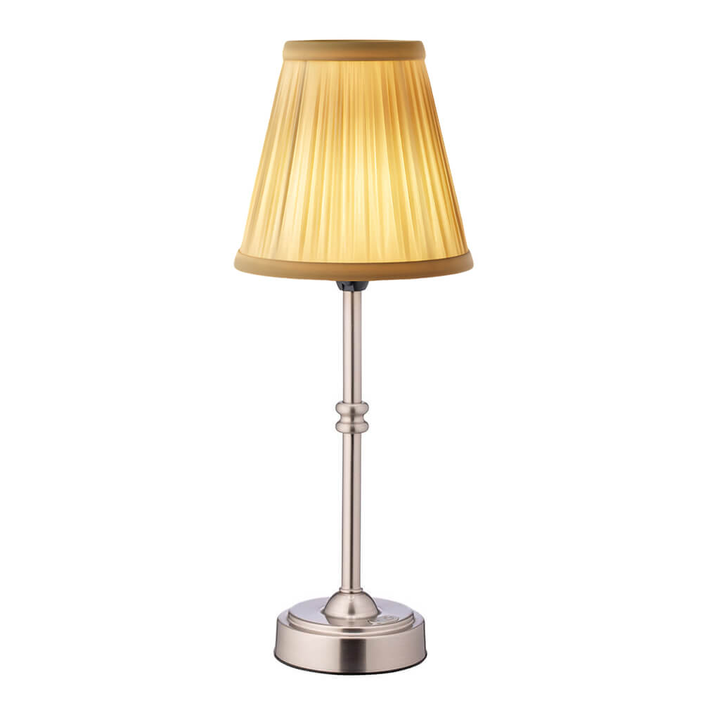 LED Retro Fabric Cordless Table Lamp