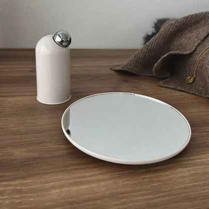 Sleek Minimalist 360° Rotating Desktop Mirror