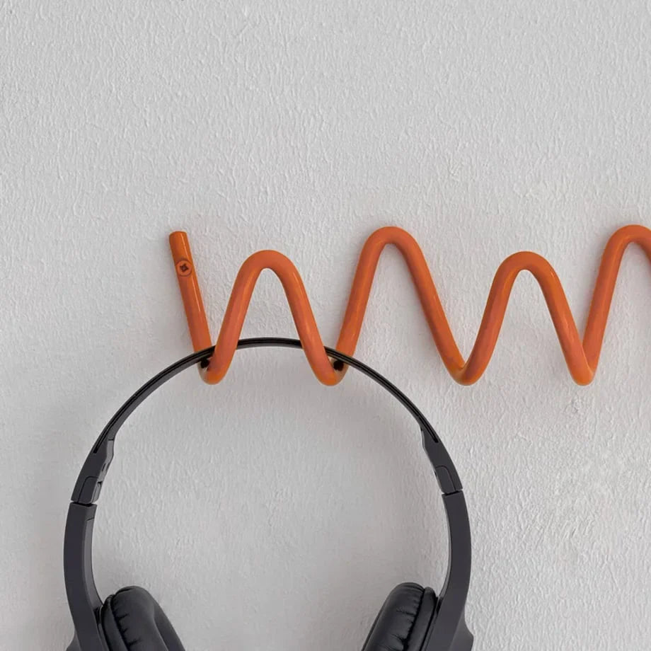 Wavy Coil Metal Wall Hook