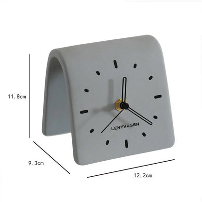 Matte Arch Ceramic Table Clock