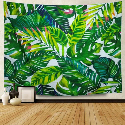 Leaf Tapestry Wall Hanging Palm Leaf Tapestry Banana Leaf Tapestry Wall Tapestry for Living Room Bedroom Dorm Decor Home & Kitchen Home Décor Products Tapestries