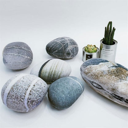 6pcs Pebble Stones Cushion Pillow