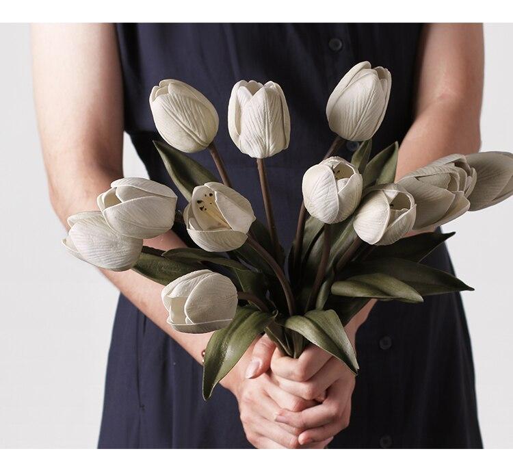 6pcs SilkTulips