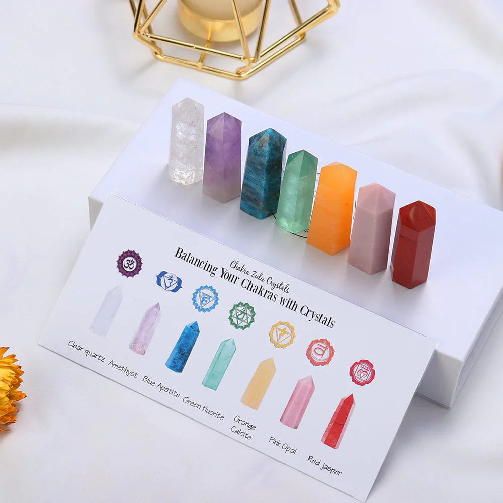 7 Chakra Stones Set Gitf