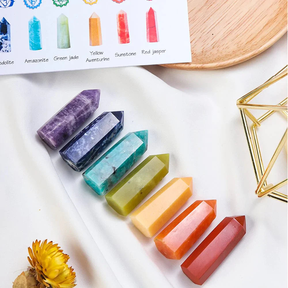 7 Chakra Stones Set Gitf