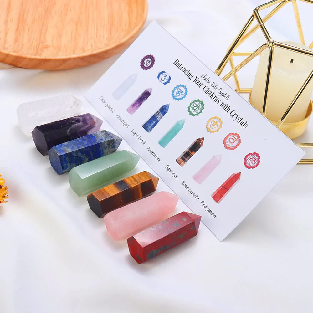 7 Chakra Stones Set Gitf