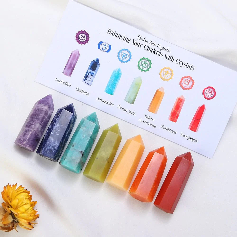 7 Chakra Stones Set Gitf