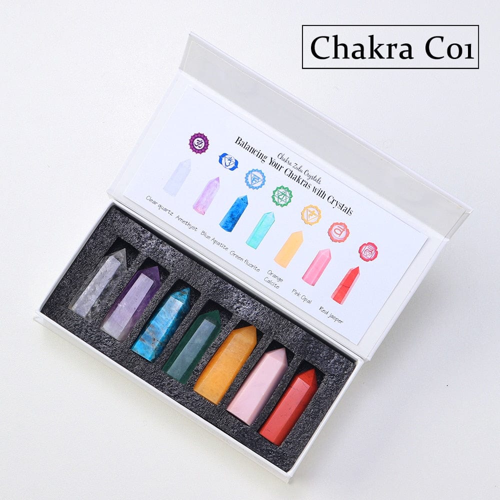 Set regalo di 7 pietre chakra