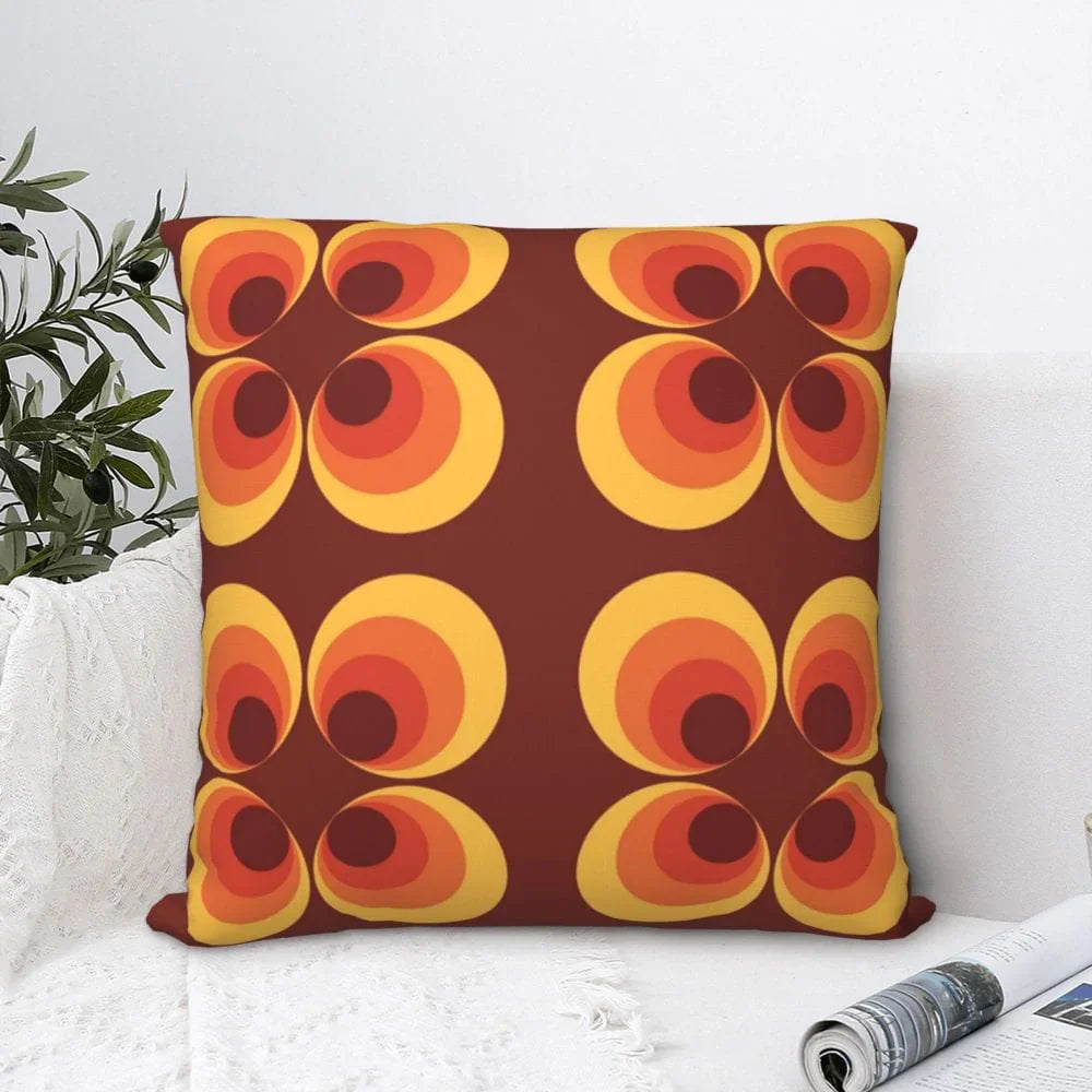 70s Floral Cushion Case