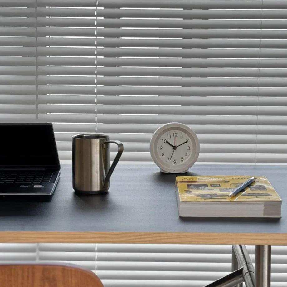 Classic Minimalist Matte ABS Analog Alarm Clock