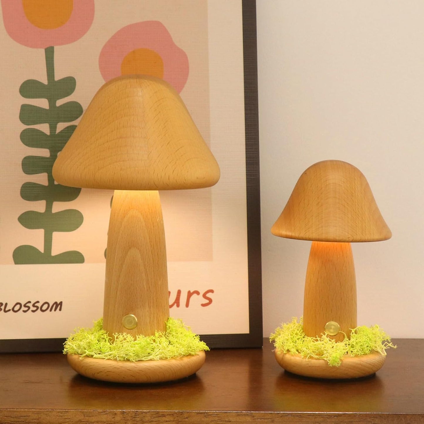 Lampe champignon enchantée