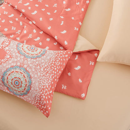 Pink Medallion Bedding Set