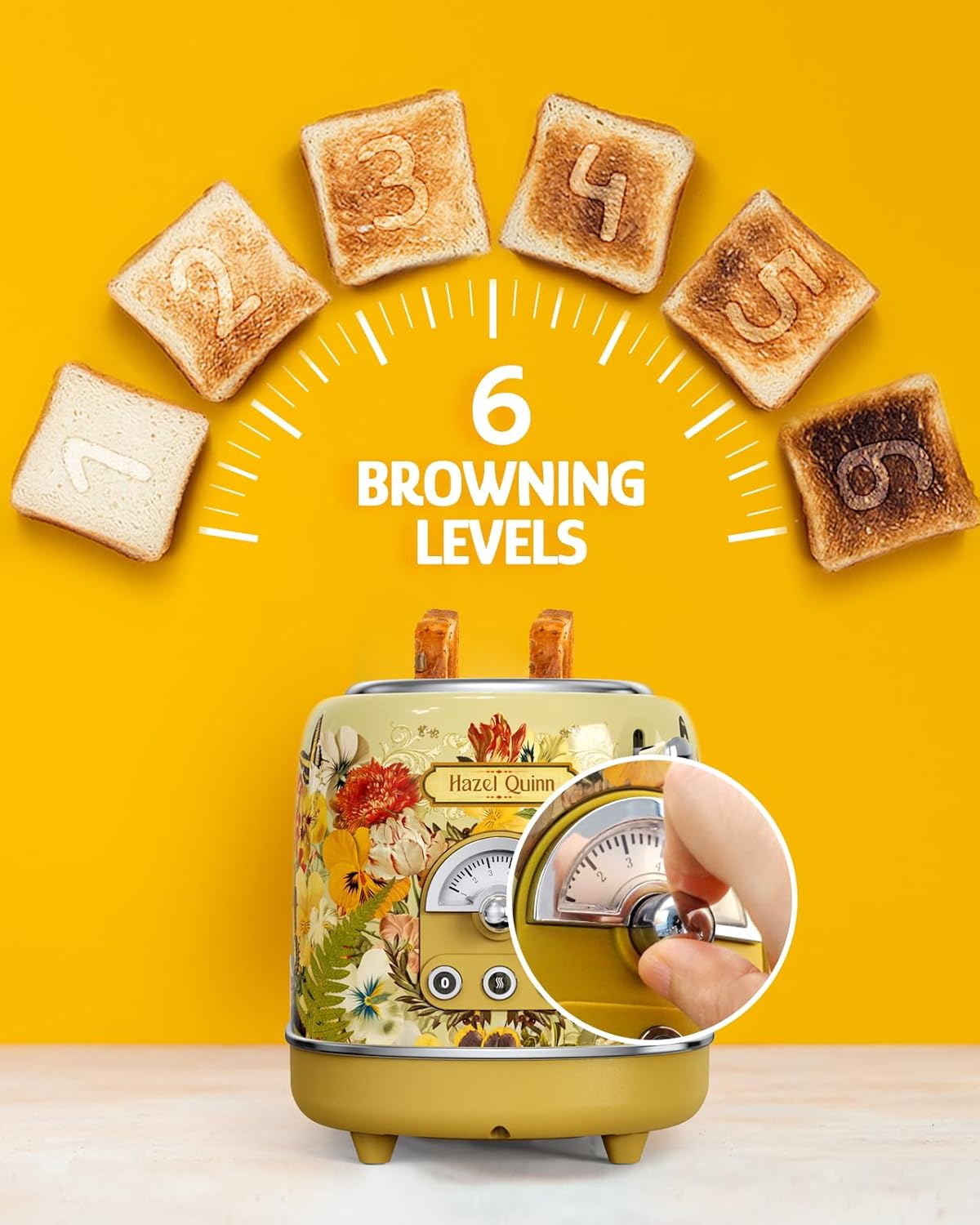 GardenGlow Vintage Toaster