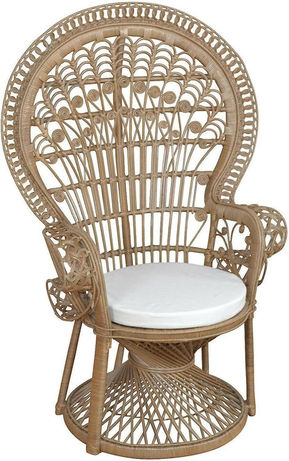 Rattan Peacock Backrest Chair