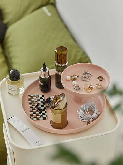 Matte Two-Tier ABS Organizer Tray