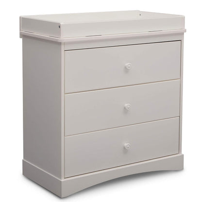 Sutton 3 Drawer Dresser with Changing Top, White Baby Products Changing & Dressing Chests & Dressers Furniture Nursery