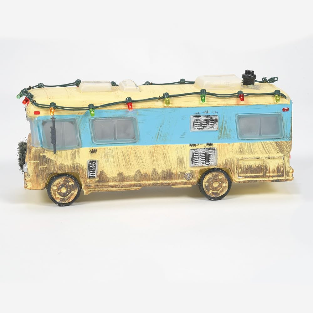 Department 56 Snow Village National Lampoon'S Christmas Vacation Cousin Eddie'S RV Lit Figurine, 7.87 Inch, Multicolor Collectible Figurines Home & Kitchen Home Décor Accents Home Décor Products