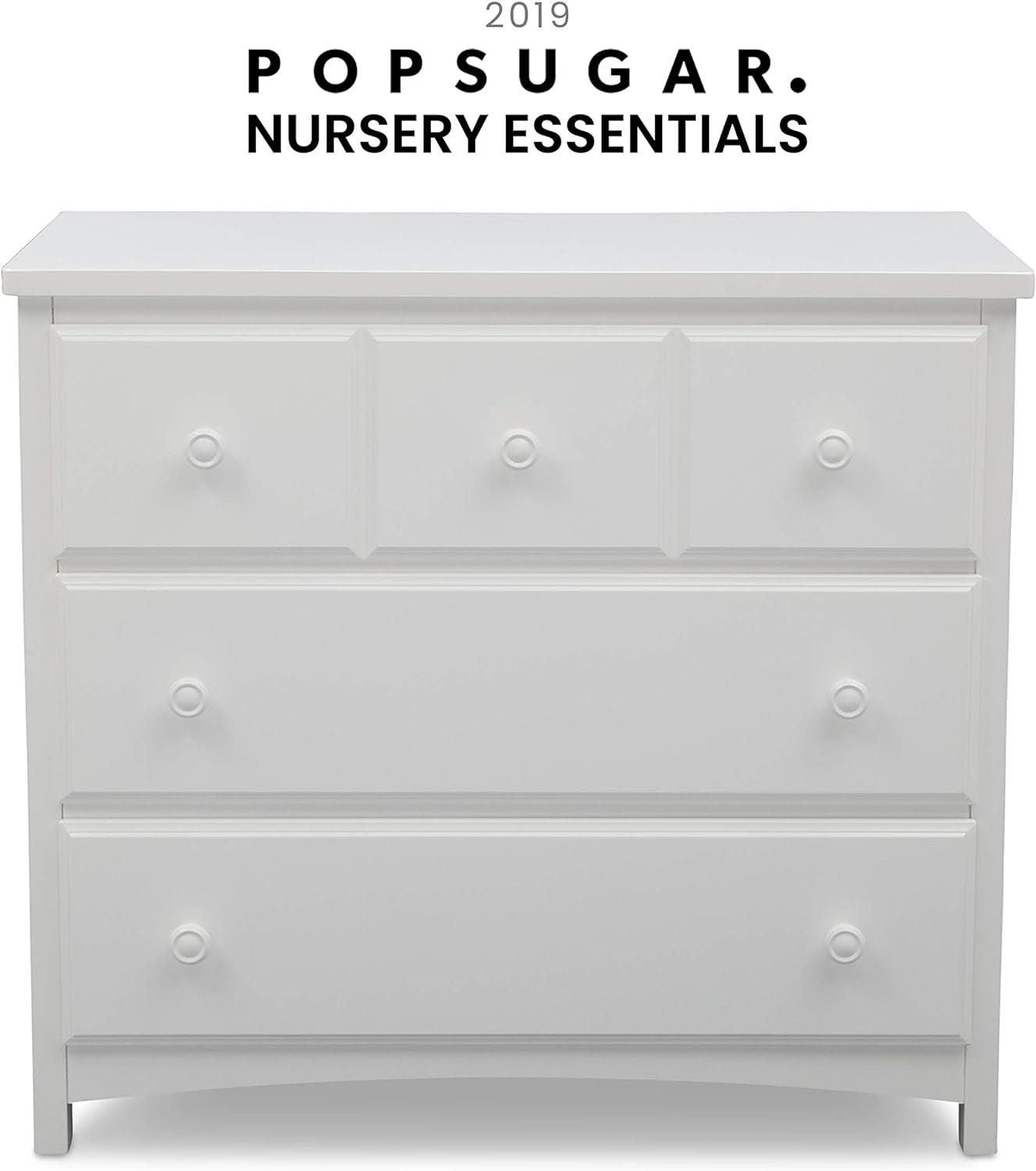 3 Drawer Dresser, Greenguard Gold Certified, Bianca White Bedroom Furniture Dressers Furniture Home & Kitchen