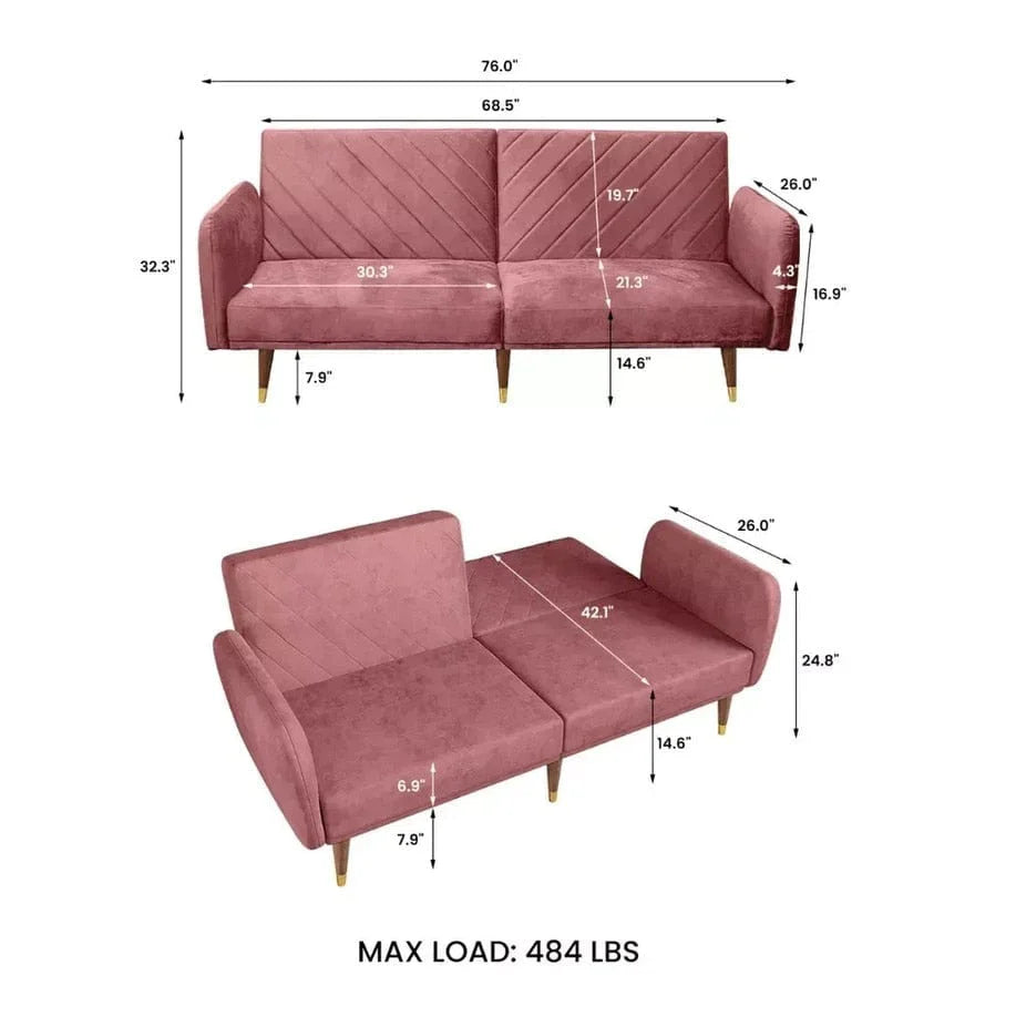 Sofá-cama Enola de 76''