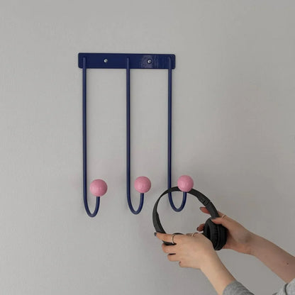 Smooth Color Block Metal Wall Hooks