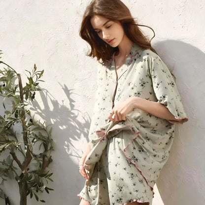 Silky Ditsy Floral Modal Pajama Set