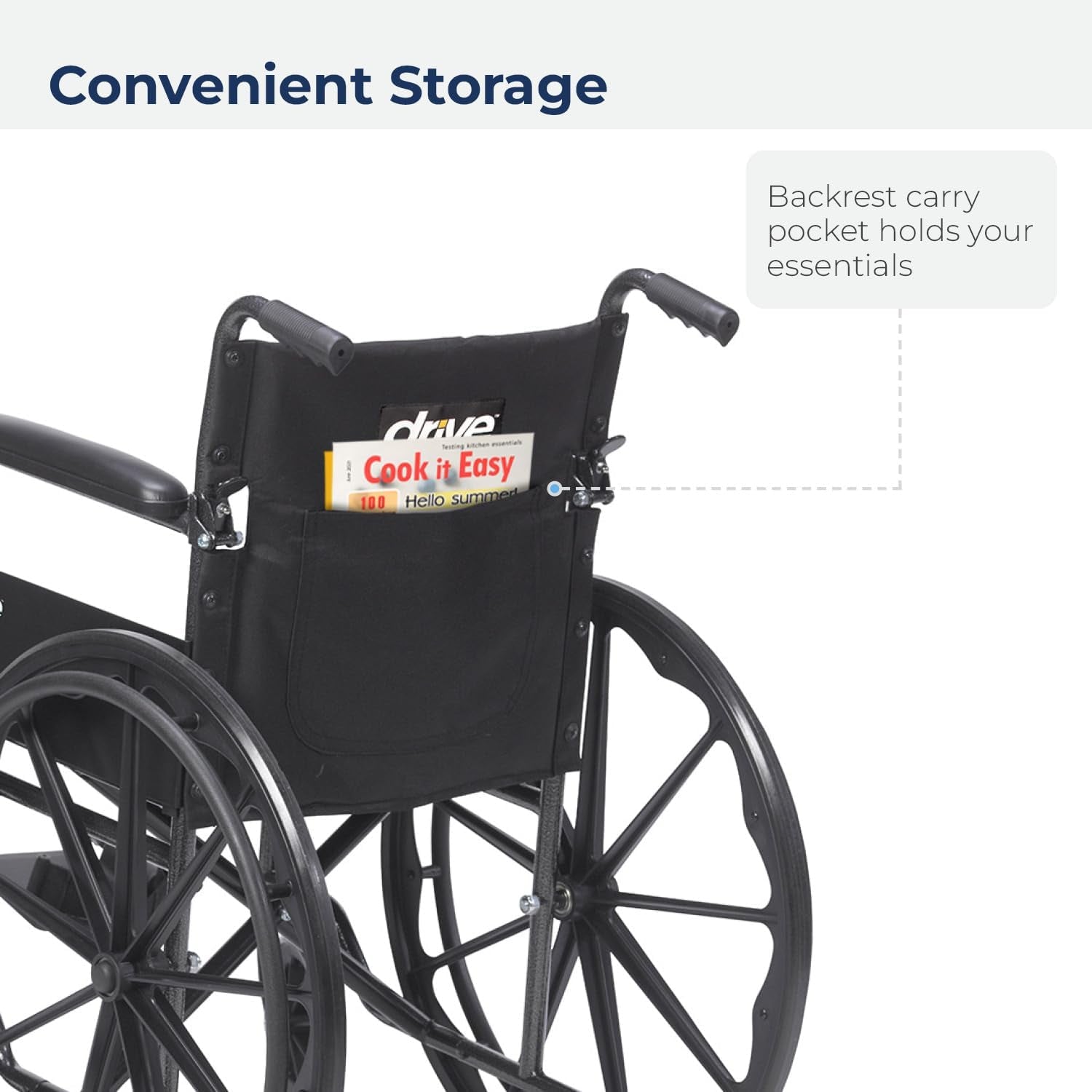 Drive Medical SSP118FA-SF Silver Sport 1 Silla de ruedas de
