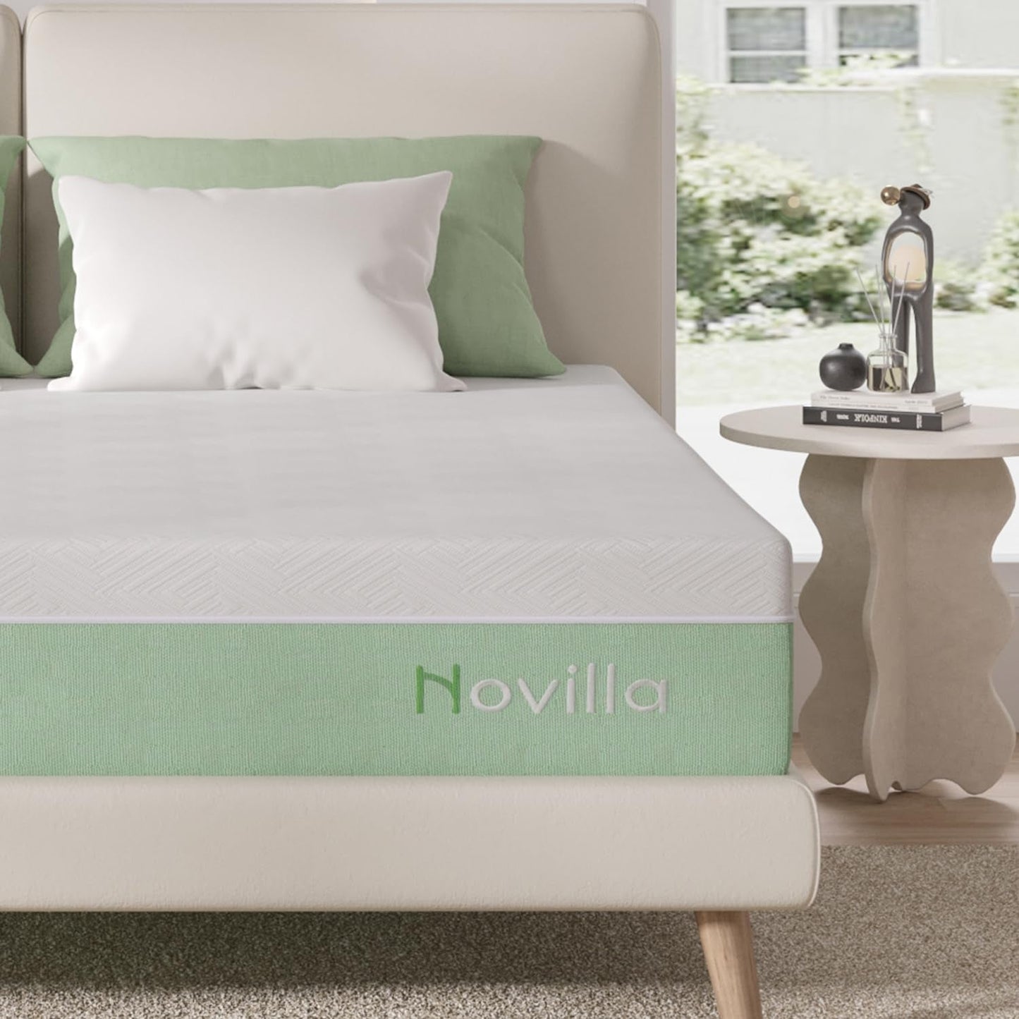 Novilla Queen Size Mattress, 12 Inch Gel Memory Foam Mattress for Cool Sleep & Pressure Relief, Medium Plush Feel with Motion Isolating, Bliss Bedroom Furniture Furniture Home & Kitchen Mattresses Mattresses & Box Springs