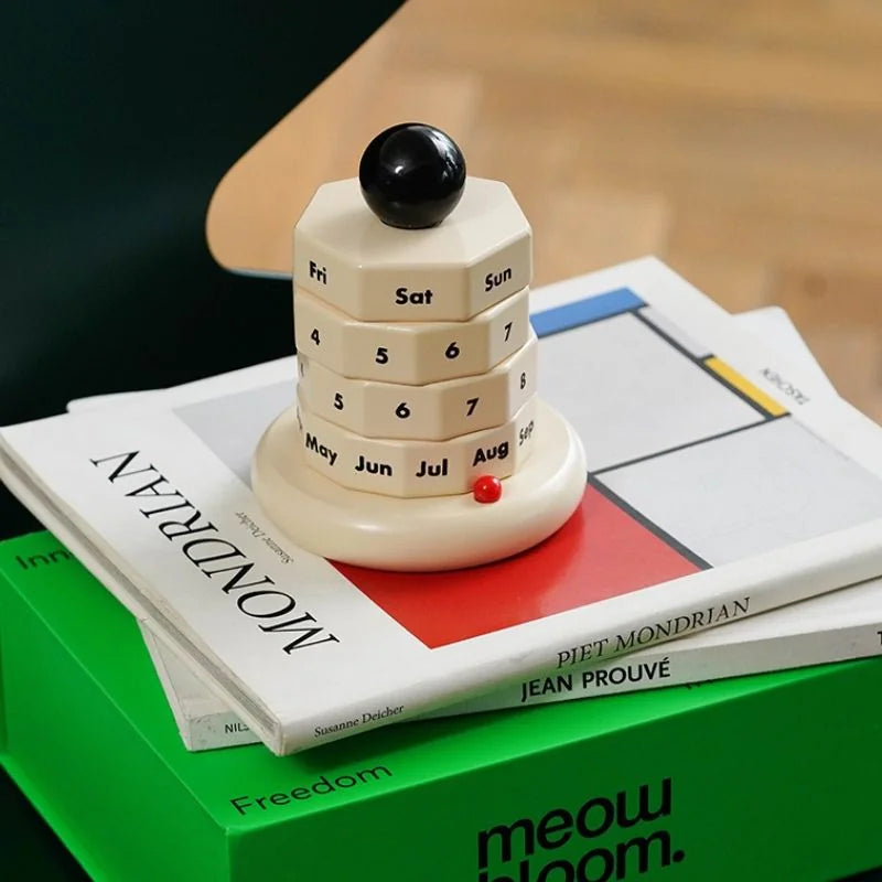 Tactile Minimalist Wood Perpetual Calendar