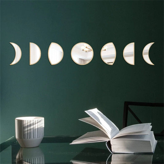 7 miroirs de phase de lune.