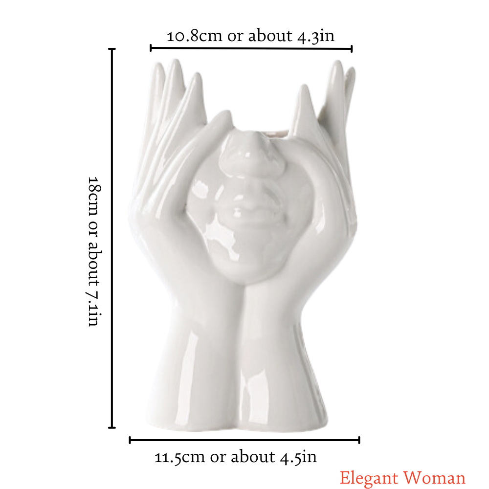 Ensemble de vases en céramique chic (2 vases)