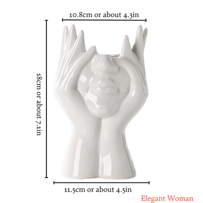 Ensemble de vases en céramique chic (2 vases)