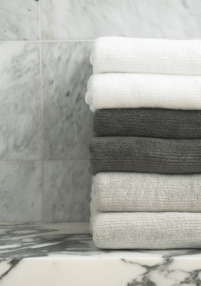 Ribbed Terry Bath Towel Set