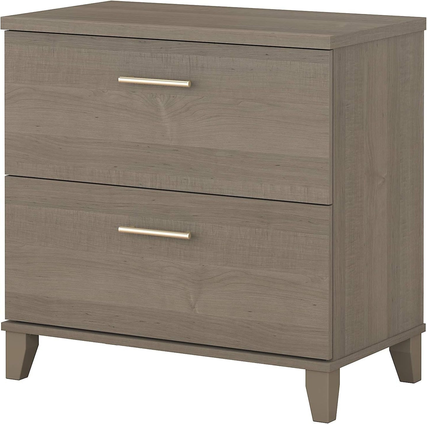 Bush Furniture Somerset L Shaped Desk with Storage and Lateral File Cabinet in Ash Gray Cabinets File Cabinets Lateral File Cabinets Office Furniture & Lighting Office Products Racks & Shelves