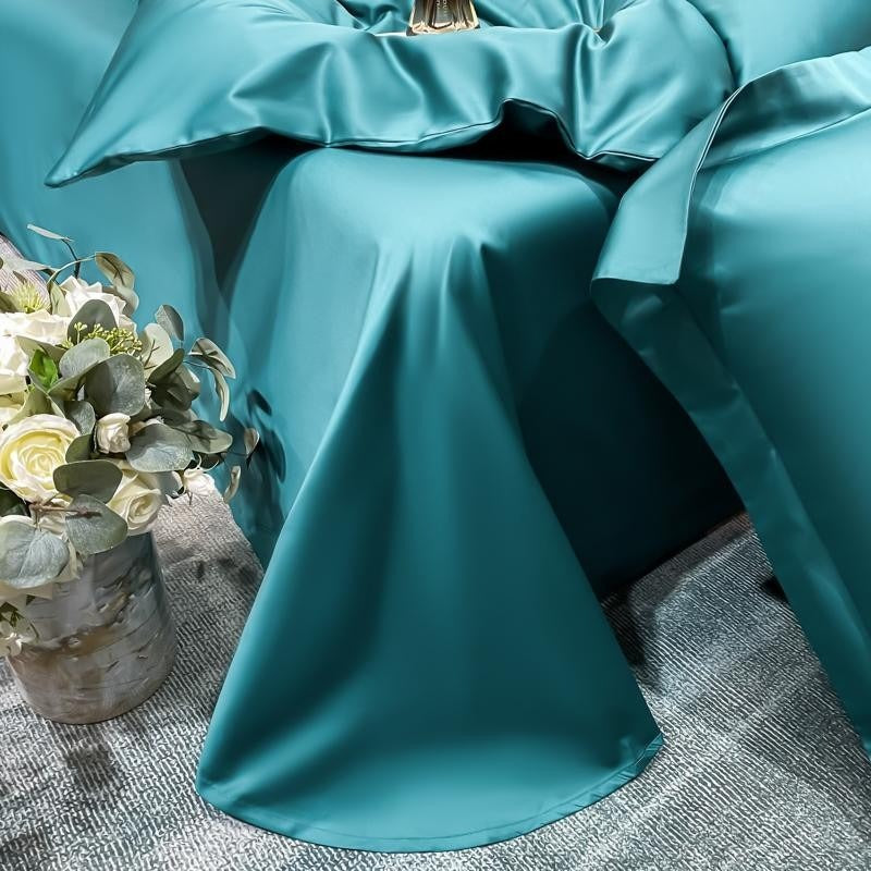 Neo Green Silky Cotton Bedding Set