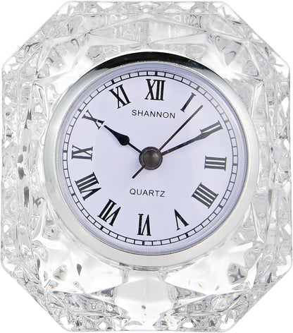 Godinger Emerald Clock - Crystal Clocks Desk & Shelf Clocks Home & Kitchen Home Décor Products