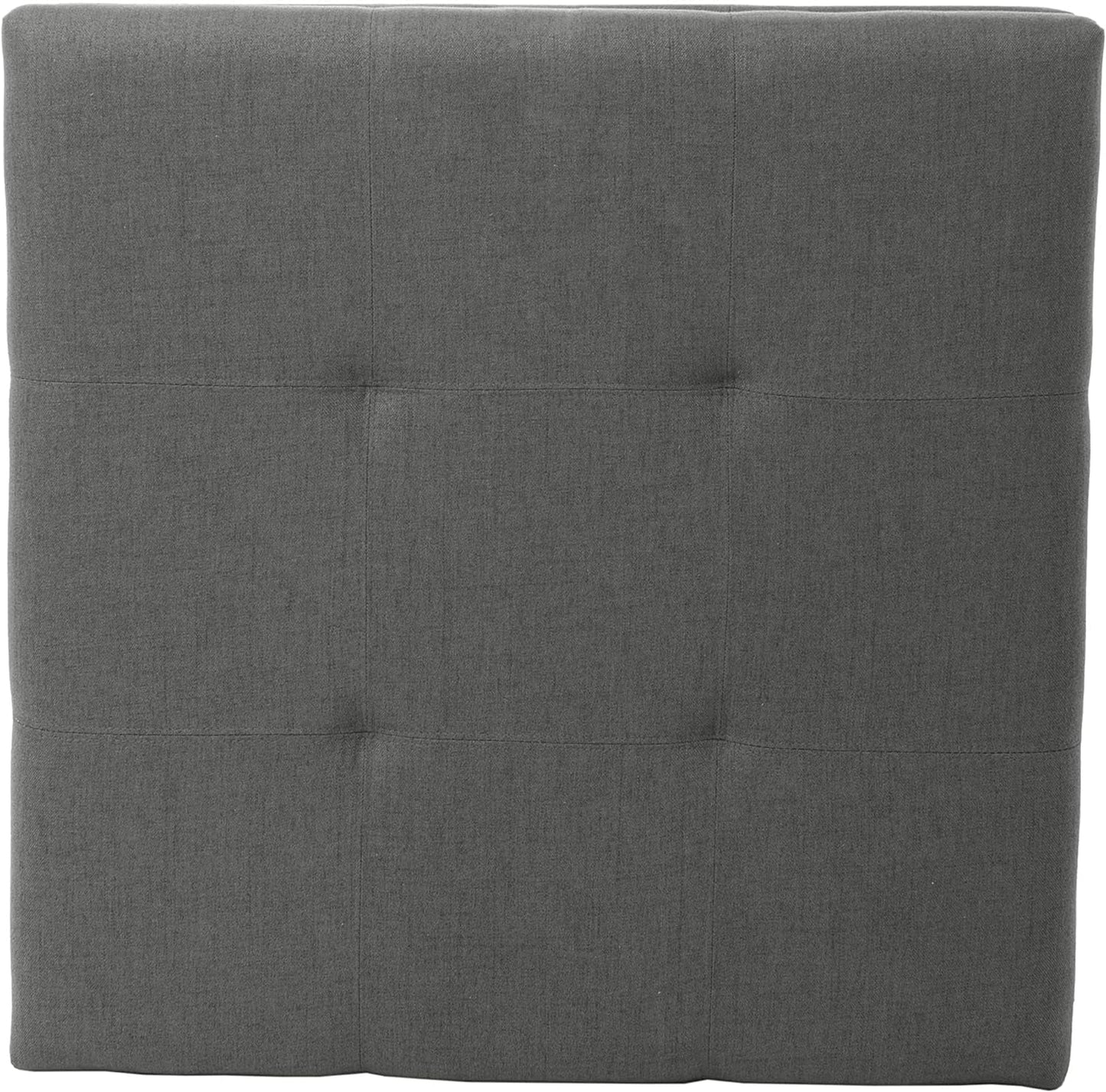 Christopher Knight Home Gdfstudio Christopher Knight Home Carlsbad Fabric Storage Ottoman, Dark Grey 35.00”D X 35.00”W X 18.50”H Furniture Home & Kitchen Living Room Furniture Ottomans