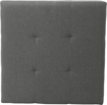 Christopher Knight Home Gdfstudio Christopher Knight Home Carlsbad Fabric Storage Ottoman, Dark Grey 35.00”D X 35.00”W X 18.50”H Furniture Home & Kitchen Living Room Furniture Ottomans