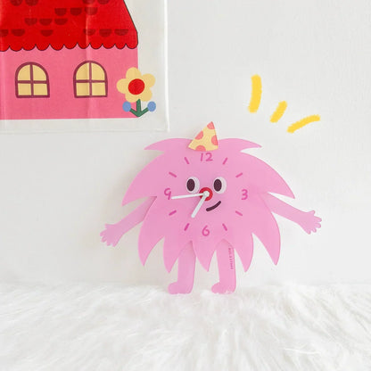 Whimsical Party Monster Acrylic Clock