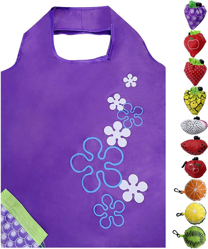 YSSAI 10 Pcs Foldable Fruit Shopping Bags Reusable Grocery Totes Folding Pouch Storage Bags Washable Durable Compact Bags Folding to Fits in Pocket for Grocery Shopping Home Oragnizing Home & Kitchen Kitchen & Dining Luggage & Bags Reusable Grocery Bags Shopping Totes Storage & Organization Travel & To-Go Food Containers