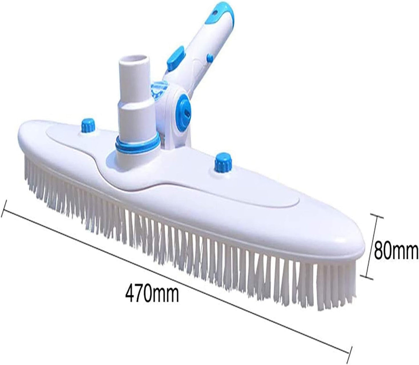 Pool Vacuum Head Practical Replacement Weighted Pool Brush Pool Cleaner Vacuum Head Absorb Broom Algae Remover Scrubber with Snap-On Adjustable Angle Handle Cleaning Tools & Chemicals Hot Tubs & Supplies Lawn & Garden Patio Pool Brushes Pools